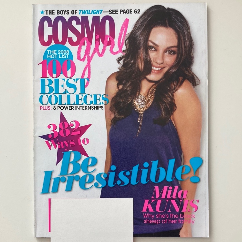 Mila Kunis CosmoGirl Magazine 2008